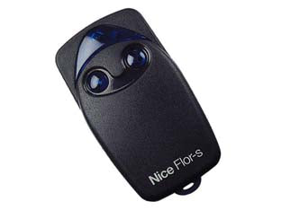 Radiocomando originale nice per cancello mod. flo2r-s - frequenza 433,92 MHz, colore nero