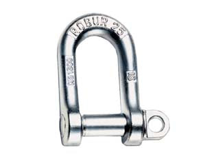 Grilli in acciaio al carbonio zincati art. 8025 - ø mm.6 1/4' - per sollevamento diritti, tipo largo