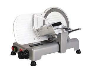 Affettatrice elettrica desy af220am lama Ø mm.220 140w - potenza 140w - lama ø mm.220 - lama professionale temprata, rettificata e cromata al cromo duro, regolazione spessore taglio mm.0/14 max, motore di tipo pro...