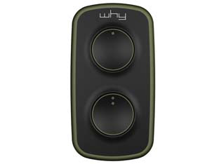 Radiocomando universale why noa per cancello mod. evo mini - multifrequenza da 433,92 a 868,30 MHz, colore verde/nero