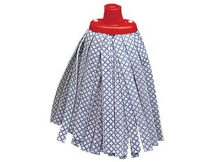 Mocio sintetico 50 strisce blu ricambio - grande assorbimento