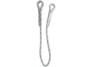 Corda anticaduta di collegamento statica nexion 150 - lunghezza mt.1,5 ø mm.12 - corda semistatica in poliammide, con due proteggicavo di plastica, resistenza statica 22 kN, certificati alla Norma EN 354
