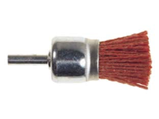 Spazzole a pennello in nylon abrasivo arancio - ø mm.25 codolo mm.6 grana 80 PG 497.45 - Nessuna Descrizione per questo prodotto