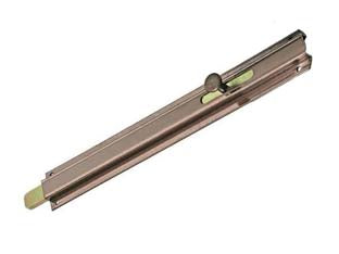 Catenaccio verticale bronzato art. 825 - mm.200 - acciaio bronzato, asta piatta -senza incontro