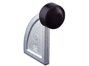 Battente arresto saldare art.200p - mm.91x91x105 - acciaio zincato