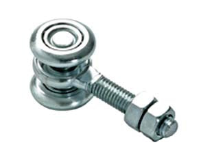 Carrello a 2 ruote piccolo art.2 - mm.62x21,5 - acciaio zincato, 2 ruote, perno mm.8