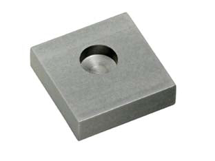 Piastra base perno sferico art.115 - mm.70x70x24,5 - non zincato, base per perno sferico art.110