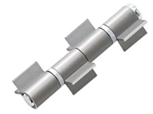 Cerniera 4 ali saldare aperte art.480 - mm.186x62 - non zincato, 2 rondelle centrali, perno sfilabile