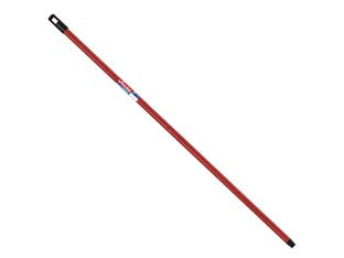 Manico scope acciaio cm.130 - Manico acciaio universale , altezza 130 cm., attacco universale a vite, 1 pz.