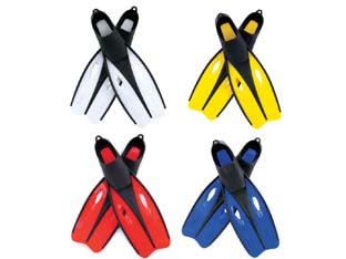 Pinne endura adulto - calzata 35-37 (art.27025) - design moderno, struttura nuova per l'ottimizzazione dell' idrodinamica per la riduzione dello sforzo nella pinnata, fornite ...