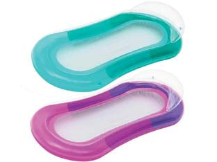 Poltrona gonfiabile sport aqua lounge - cm.160x84 - peso Kg.0,700 (art.43103) - realizzata in vinile NP, spessore della plastica mm.0.22, 2 camere d'aria, portata massima 90 Kg., 2 colori assortiti -