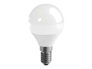 Lampada led sfera opale e14 - 4,9w - E14 - 2700°K calda - 470 lm - 210° - -220-240V lampada led, durata media 15.000 ore, lampada dotata di tecnologia LED è in grado di emettere la stessa luminosità ...