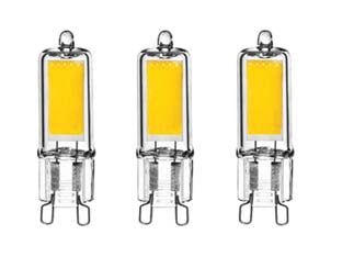 Lampada led bispina g9 set 3 pezzi 2W - G9 - 2700°K CALDA - 200 LUMEN 240° - 220-240V lampada led , durata media 15.000 ore, lampada dotata di tecnologia LED è in grado di emettere la stessa luminosit...