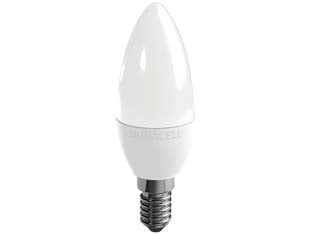 Lampada led oliva opale e14 - 6w - E14 - 2700°K calda - 470 lm - 270° - -220-240V lampada led, durata media 20.000 ore, lampada dotata di tecnologia LED è in grado di emettere la stessa luminosità ...