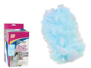 Ricambi per piumino fluffy duster pz.10 - 10 cuffie di ricambio piumino Fluffy Usa e getta, cattura polvere e la trattiene elettrostaticamente, adatte per pulizia mob...