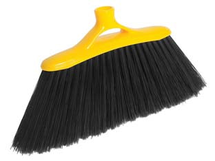 Scopa domestica alta - cm.35 - Asticella polipropilene, fibre sintetiche, setole extra resistenti, fornita senza manico- ideale per interni ed esterni