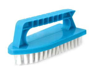 Spazzola bucato - cm.14 - Supporto plastica, fibre sintetiche