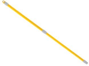 Manico scope acciaio telescopico - cm.77/132 - Manico acciaio verniciato, telescopico, filetto universale