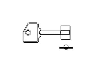 Chiavi a pompa cr 12 -mm.60 - in ottone nichelato (tipo Silca 5R7)
