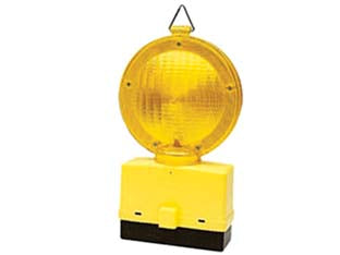 Lampada stradale vega led gialla - senza staffa fissaggio, plastica antiurto, impermeabile, luce gialla, 2 led alta intensità luminosa, 2 funzioni: lampeggian...