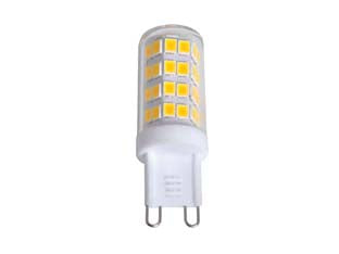 Bispina led pixy full g9 - 3w - 4000°K naturale - 270 lm - 15x44h - 220-240V bispina led 300°, durata media 15.000 ore, testata per 40.000 accensioni, accenzione istantanea, senza mercurio