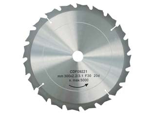 Disco lama circolare widia dentatura alternata - ø mm.500 foro 30 denti 34 sp.mm.2,5 - acciaio widia al carburo di tungsteno, dentatura alternata con limitatore di truciolo