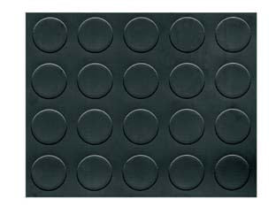 Pavimento pvc bolle h.100 nero mt.25 - rotolo da mt.25, altezza cm.100, spessore mm.1, colore nero