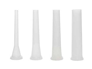 Serie imbuti in moplen 4 pezzi con sfiato aria per insaccatrici - pz.4 ø mm.10/20/25/35 - Nessuna Descrizione per questo prodotto