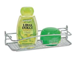 Mensola star singola - cm.25x10X7h. - in acciaio cromato