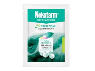 Nekatarm canfora profumata perle gr.50 - antitarme naturale ideale nei cambi di stagione, lascia un gradevole profumo, bastano poche palline per proteggere gli indume...