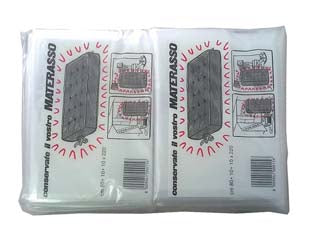 Sacco coprimaterasso neutro - cm.80+10+10x220 gr.142 - ideali per riporre materassi, piumoni e coperte ingombranti