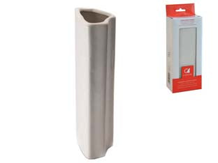 Umidificatore in ceramica incastro bianco - cm.9x6x25h. - in ceramica