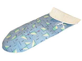 Telo asse da stiro cm.150 x 60 - colori e fantasie assortiti, con cordoncino, 2 strati