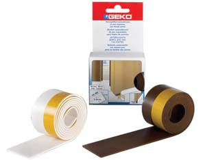 Parafreddo adesivo in pvc espanso per porte soft - cm.3.8x100 bianco - autoadesivo