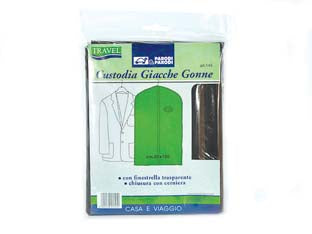 Custodia salvagiacca in pvc cm.100 - lavabile e resistente, pratica finestra e zip frontale