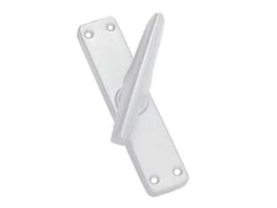 Martellina alu in alluminio argento - movimento martellina quadro mm.7 - in alluminio argentato