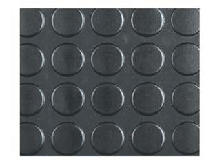 Pavimento gomma nero rotolo mt.10x1,2 spessore mm.3 peso kg.3,8 al mq - gomma per pavimenti