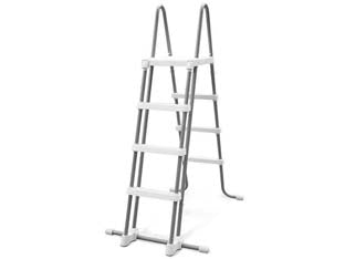 Scaletta 4 gradini rimovibili - per piscine da cm.122h. - peso kg.25,2 (28076) - scaletta a doppia rampa, utile per entrare e uscire dalla piscina in sicurezza, sopratutto per i bambini, con gradini rimovib...