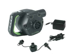 Pompa quick filla batteria ricaricabile 220-240v - peso kg.1,04 (66642) - dotato di 3 ugelli, tensione 220-240V o 12V con accendisigari, si spegne automaticamente quando ha concluso il suo ciclo di r...