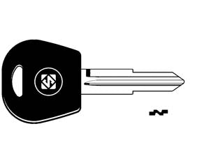 Chiavi auto look a-like porta transponder dwo5te - DWO5TE - per auto CHEVROLET, DAEWOO, OPEL design testa chiave identica all'originale, utilizzabile con trasponder GTI (non fornito)