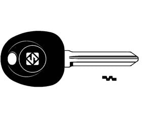 Chiavi auto look a-like porta transponder hyn14rte - HYN14RTE - per auto HYUNDAI, KIA, design testa chiave identica all'originale, utilizzabile con trasponder GTI (non fornito)