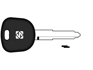 Chiavi auto look a-like porta transponder maz24rte - MAZ24RTE - per auto MAZDA design testa chiave identica all'originale, utilizzabile con trasponder GTI (non fornito)