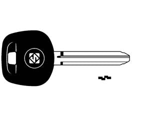 Chiavi auto look a-like porta transponder toy43ate - TOY43ATE - per auto SUBARU, SUZUKI, TOYOTA design testa chiave identica all'originale, utilizzabile con trasponder GTI (non fornito)