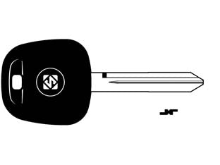 Chiavi auto look a-like porta transponder toy47te - TOY47TE - per auto DAIHATSU, TOYOTA design testa chiave identica all'originale, utilizzabile con trasponder GTI (non fornito)