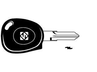 Chiavi auto look a-like porta transponder vac102te - VAC102TE - per auto RENAULT, DACIA design testa chiave identica all'originale, utilizzabile con trasponder GTI (non fornito)