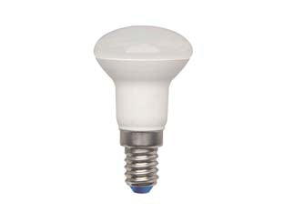 Lampada faretto led reflex e14 - 5w - 6500°K fredda - 470 lm - 120° - 50x83h - 220-240V lampada faretto led, durata media 20.000 ore, testata per 15.000 accensioni, accensione istantanea, senza mercurio