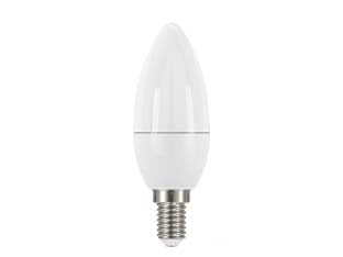 Lampada led oliva opale e14 - 7.5w - 6500°K fredda - 806 lm - 280° - 38x110h - 220-240V lampada led, durata media 15.000 ore, testata per 40.000 accensioni, accensione istantanea, senza mercurio