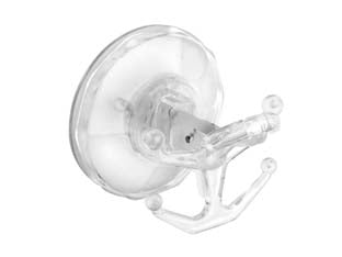 Appendino a ventosa bingo crystal - portata max kg.3 - per appendere tutto senza forare il muro, con 5 gancetti, adatto a superfici lisce, pulire bene la superficie prima di applic...