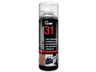 Aria compressa spray ml.400 31 - ml.400 in bomboletta spray - prodotto idoneo per la rimozione di polvere e sporco da superfici ed apparecchiature di difficile accesso quali tastiere di c...