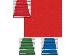 Passatoia elea basic - mt.50 colore verde - in polipropilene 100%, supporto: lattice sintetico, resistente al fuoco: BFL-S1, spessore mm.2,5 circa, larghezza cm.100